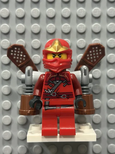 LEGO Kai Zx Minifigure njo0037 Rocket Pack Ninjago Rare Retired