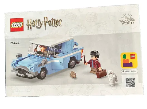 LEGO Harry Potter Flying Ford Anglia BUILDING INSTRUCTIONS MANUAL 76424 Booklet