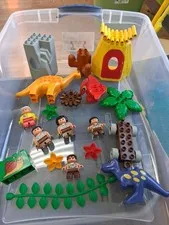 LEGO Duplo Huge Bulk Lot Of 340 Pcs Free Shipping USPS 