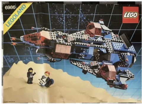 Lego 6986 Mission Commander Space Police 1 Instruction Manual ONLY Vf/Fn