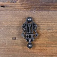 LEGO Bionicle Vahki Leg Lower Section Metallic Pearl Dark Grey Part 47328 Frame