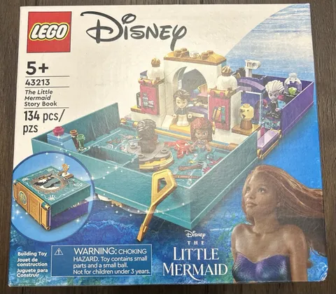 LEGO Disney 43213 Little Mermaid Story Book 134pc Minifigures Ariel 5+