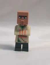 LEGO Minecraft Villager (Farmer) Desert Biome Minifigure
