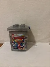 LEGO Limited Edition Silver Brick Bucket (3025) w rare silver brick ! READ DESC