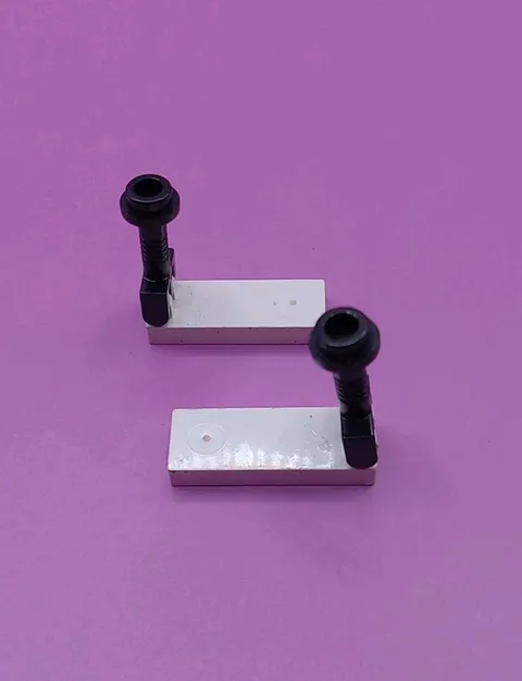 LEGO Hinge Bar with 3 Fingers and End Stud Pieces (Control Lever) (2 Included)