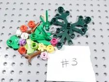 LEGO Lot of 20 Plant Stems Flowers Leaves Minifig Lot #3 BJ