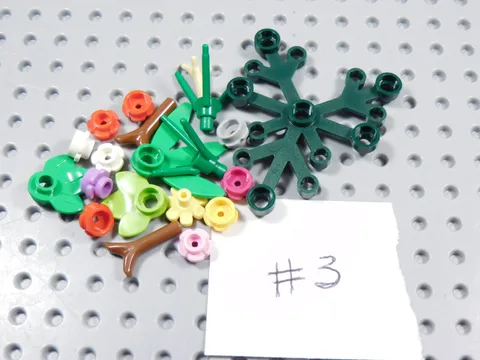 LEGO Lot of 20 Plant Stems Flowers Leaves Minifig Lot #3 BJ
