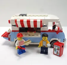 Lego Icons 40681 Retro Food Truck Minifigures Complete No Box READ