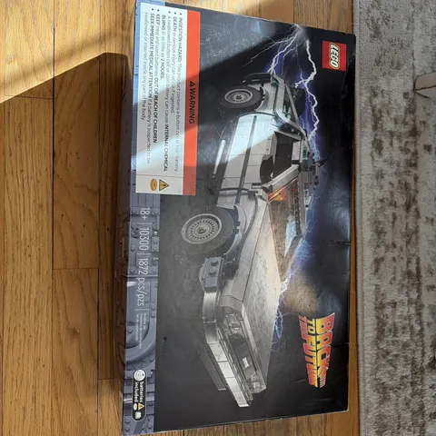 LEGO Back to the Future Time Machine 10300 DeLorean Car Set –1872 Pcs New Sealed