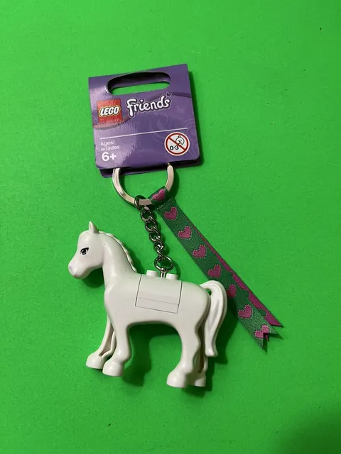 Lego Friends minifigure Keychain: Horse Pony New 851578 With Tag Key Chain