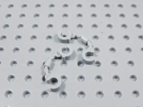 LEGO Lot of 2 Light Bluish Gray Handcuffs Accessory Minifig BL
