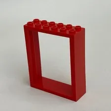 Lego 6235 Red Replacement Add-on Piece Part