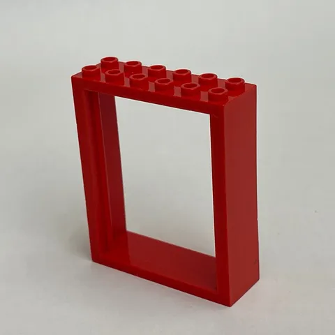 Lego 6235 Red Replacement Add-on Piece Part