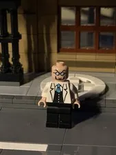 Custom UV Dr.Hugo Strange Minifigure – LEGO Batman 2006 Game Style