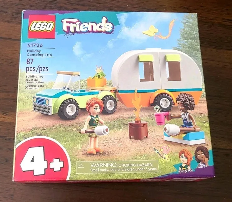 LEGO FRIENDS # 41726  Holiday Camping Trip 87 pcs New And Sealed