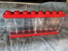 GENUINE LEGO MINIFIGURE Red DISPLAY CASE 16 SLOT CASE Great for Your Figs 🔥