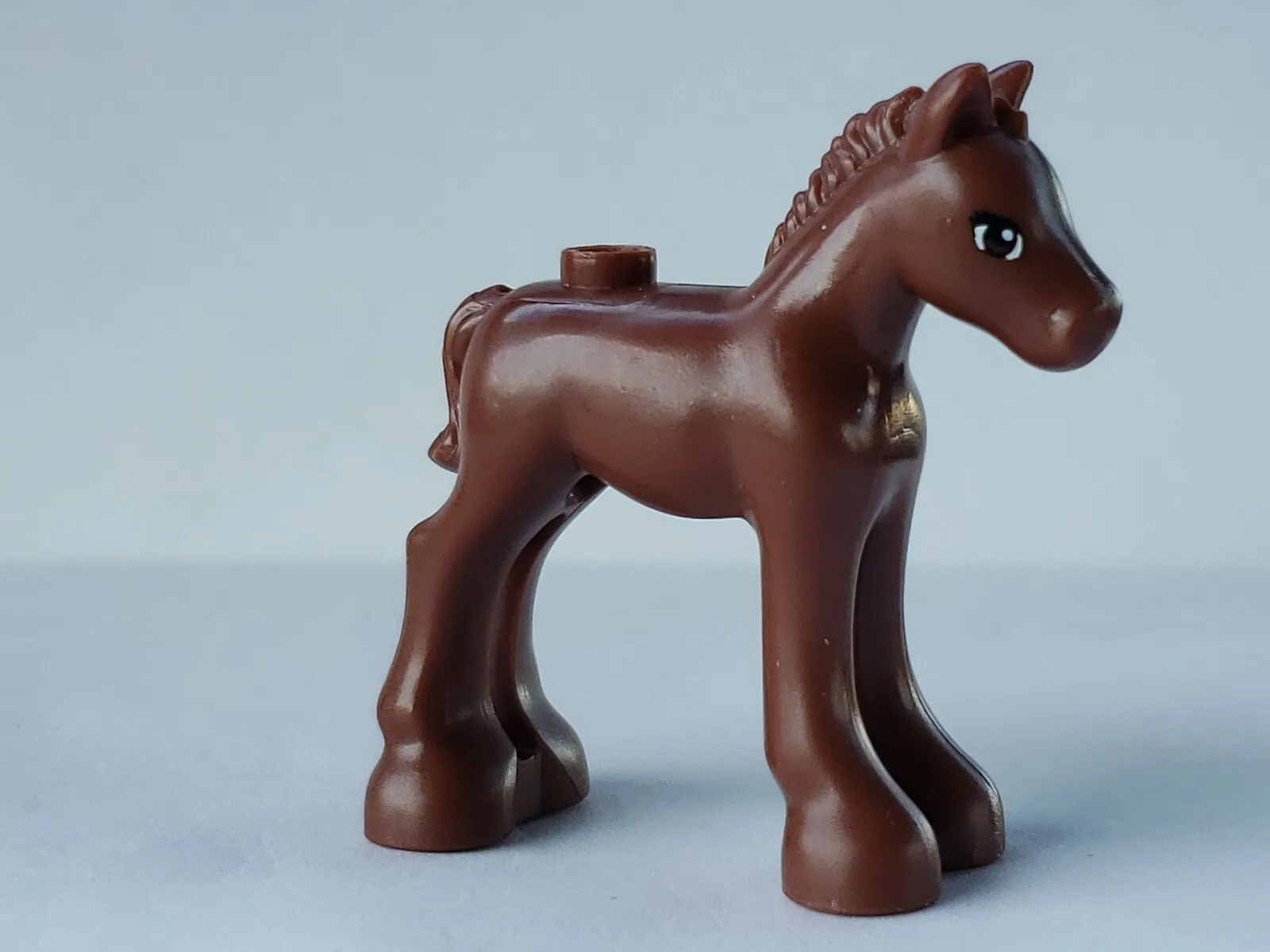 LEGO Friends Horse Foal Pony 11241pb04 Reddish brown eyes 3 eyelashes 41089
