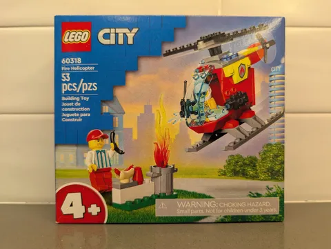 LEGO City: Fire Helicopter (60318) NEW MISB Retired