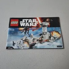 LEGO STAR WARS 75138 Hoth Attack Instruction Manual Only