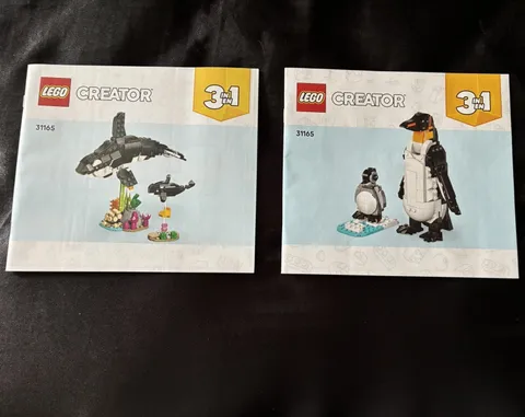 LEGO Creator 31165 Wild Animals: Panda Family Instruction Manual Booklet EN