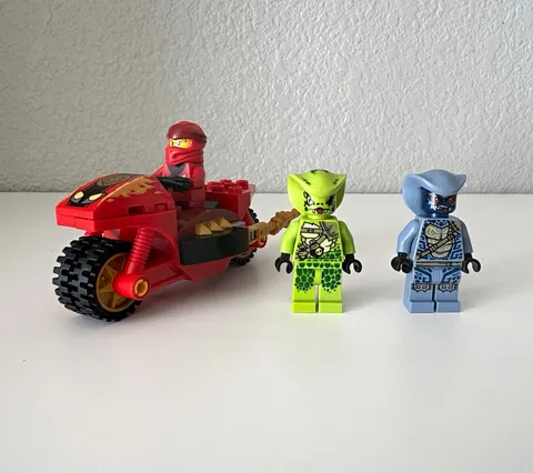 LEGO NINJAGO Kai’s Blade Cycle INCOMPLETE