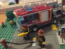 LEGO CITY Fire Truck Set # 60002 100% Complete minifigs Figures lot 2012 No Box