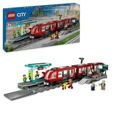 LEGO City Stadstram en station Rollenspel Bouwpakket voor Kinderen met Speelgoed