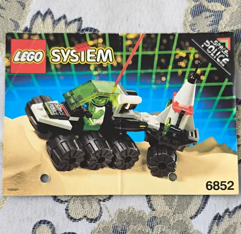 LEGO instructions 6852 sonar security manual booklet illustrated DE/EN/FR