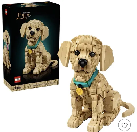 Lego 11384 Golden Retriever puppy Complete  No Box No Instructions