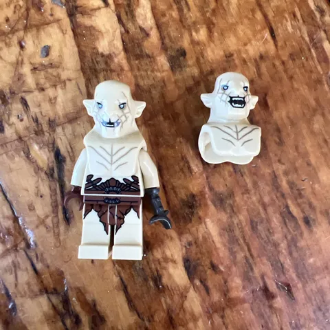 Lego Lotr The Hobbit Azog Minifigure Comes With Both Head Options