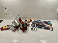 LEGO Star Wars 8019: Republic Attack Shuttle 100% COMPLETE Instructs & Minifigs