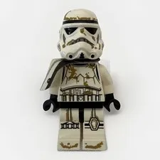 LEGO SANDTROOPER MINIFIGURE STAR WARS CLONETROOPER DIRT STAIN & PAULDRON CLOTH