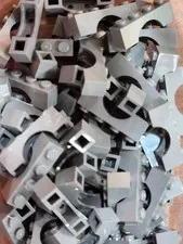 Lego 3659 Dark Bluish Gray Qty 64 NEW Arch 1 x 4