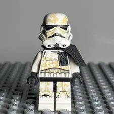 LEGO STAR WARS | Sandtrooper with Pauldron & Pack Minifigure | SW0548a - 3D