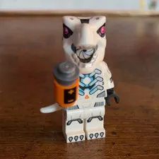 LEGO Minifigures White Dinosaur Costume Minifigure w/ Orange Cup Accessory
