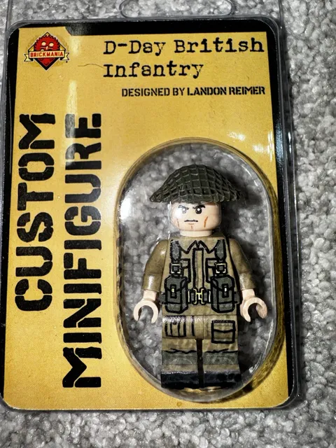 Brickmania D-Day British Infantry BMF486 2021 NEW IN BOX + FAST SHIP