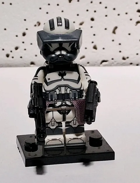 Custom Lego Star Wars 104th Wolfpack AT-RT Captain Lider Trooper 