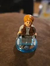 Lego Owen Grady Minifigure w/ Dimensions Base 71205 Jurassic World Untested 