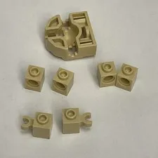 Lego 60475 6541 32172 Beige Replacement Parts Pieces Lot of 7