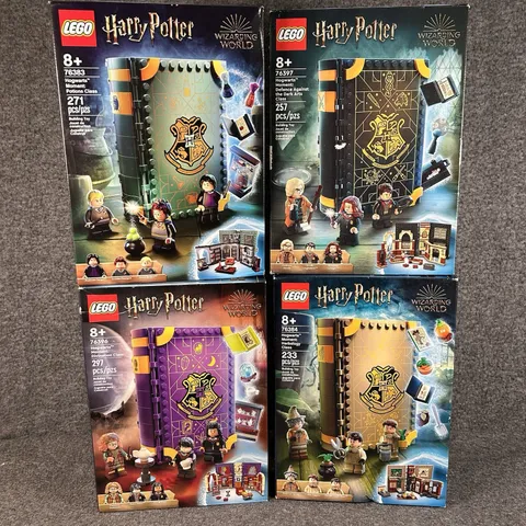LEGO Harry Potter Hogwarts Moments 4 Set Bundle 76383 76384 76396 76397 NIB