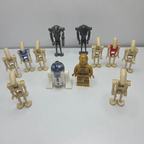Lot Of 12 Lego Star Wars Droids C-3po R2-D2 Battle & Super Battle Authentic...