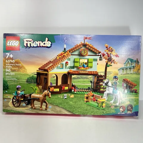 Lego Friends Autumn's Horse Stable 41745 Equestrian Stable New Factory Sealed