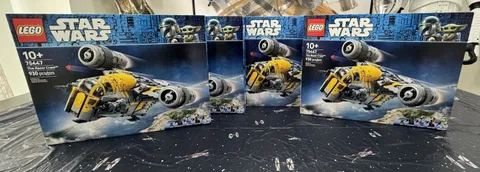 Lot 4 sets, LEGO Star Wars The Razor Crest 75447 930pc Set 10+ Grogu w/Separator