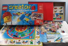LEGO Creator The Race to Build It Board Game Set 72+ Pieces Ages 7+ SMOKE SMELL