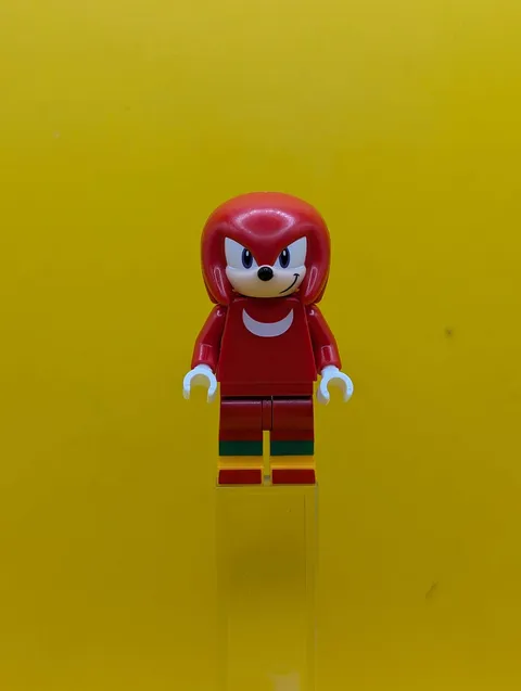 Knuckles son016 Grin Sonic The Hedgehog Lego Minifigure