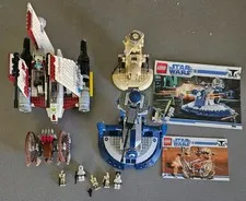Lego Star Wars 4 lot sets used not all complete 