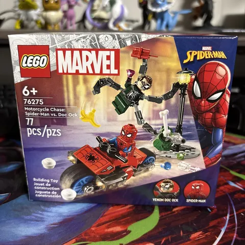 Lego 76275 Marvel Motorcycle Chase Spider-Man Vs Doc Ock Retired New Sealed