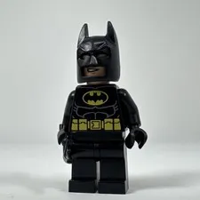 The LEGO Movie BATMAN w/o CAPE minifigure from Lego Movie Press Kit