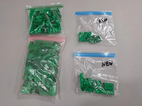 Lego Qty 158 - Green Bricks - 3001 2x4 / 3002 2x3 MOC