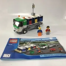 Lego City set 4206 Recycling Truck with Minifigures & Instructions